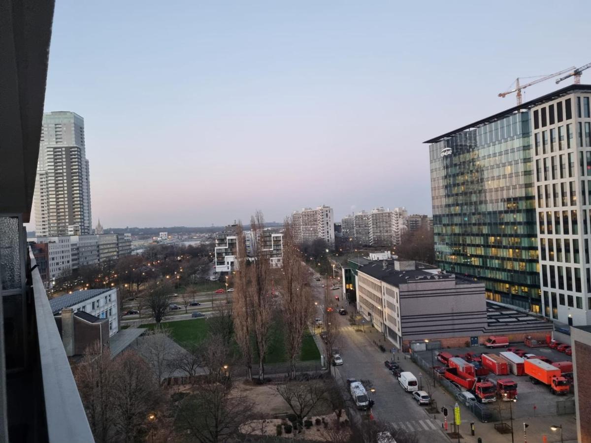 Ferienwohnung Panoramic View Studio Brüssel Exterior foto